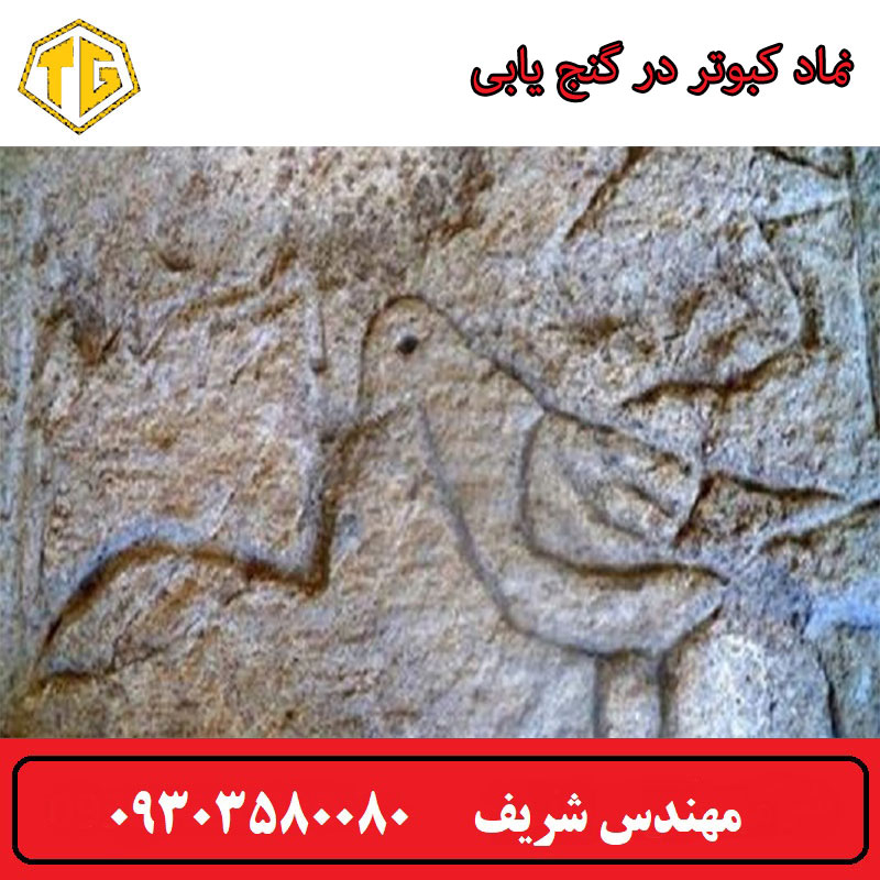 نماد کبوتر در گنج یابی