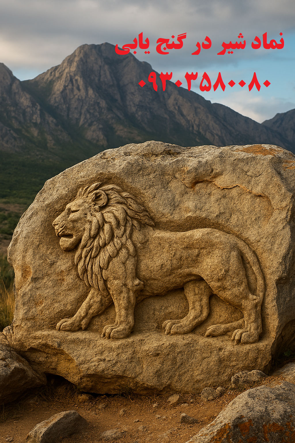 نماد شیر در گنج یابی