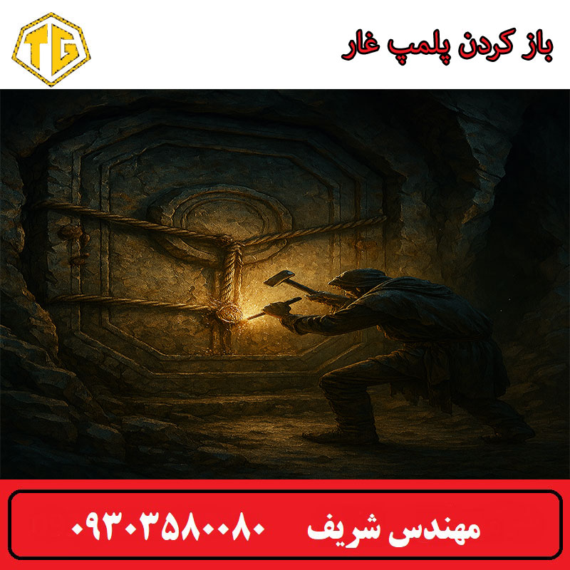 باز کردن پلمپ غار